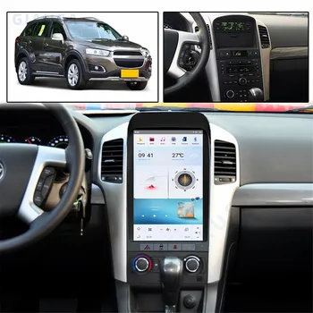 Android 12 Araba Stereo Radyo Chevrolet Captiva 2008-2012 İçin Carplay Tesla Ekran Radyo Multimedya Oynatıcı GPS Navig Kafa Ünitesi DSP