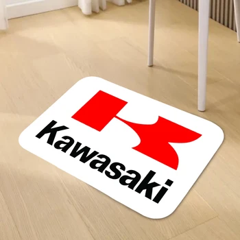 Kawasaki logosu Paspas Oturma Odası Halı Giriş Banyo Paspas Kapı Kilim Ev Dekorasyon 118