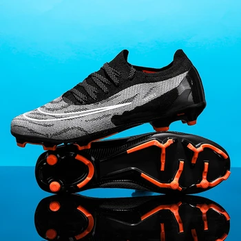 2023 YENİ Erkek futbol ayakkabıları Yetişkin Çocuklar Düşük Yardım Ayak Bileği futbol kramponları Cleats Çim Eğitim Spor Ayakkabı Havalandırmak erkek Spor Ayakkabı