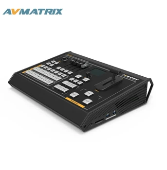 AVMATRIX VS0605U 6CH SDI / HDMI Kablosu Uyumlu Çok Formatlı Akış Değiştirici PGM Kayıt ve Luma Anahtar