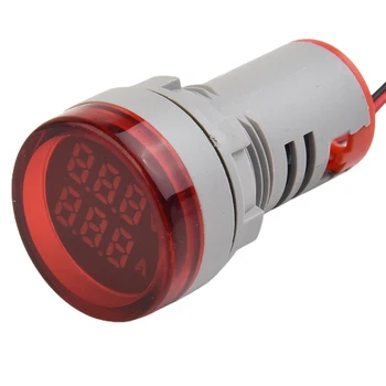 AC 20-500V LED dijital ekran Voltmetre sinyal ışığı Ölçer Göstergesi Aracı Elektronik Bileşen Malzemeleri Göstergesi