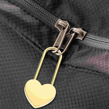 2 Takım Uzun Aşk Kilit Bavul Sırt Çantası Takı Kalp Çinko Alaşım Asma Kilitler Anahtar Severler Metal