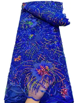 Yeni high-end özel boncuklu sequins dantel nakış, Avrupa ve Amerikan moda cheongsam elbise gece elbisesi