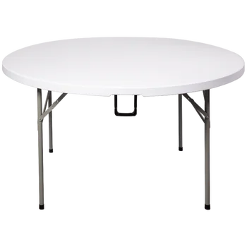 Katlanabilir yuvarlak yemek masası Ev yuvarlak Plastik Bahçe masa üstü sandalye Tabure yemek masası katlanabilir piknik masa mobilya