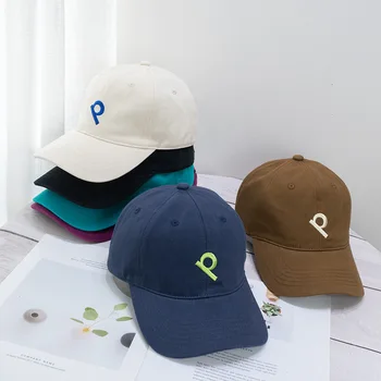 Sokak Moda beyzbol şapkası Ayarlanabilir Kadın Bahar Yaz Kolej Tarzı Mektup İşlemeli Ördek Dil Şapka Siperliği kamyon şoförü şapkası
