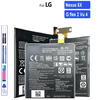 BL-T16 BL - T19 Pil İçin LG G Flex 2 Flex2 H950 H955 H959 LS996 US995 Nexus 5X H790 BLT19 H791 H798 Sprint Li-İon Piller