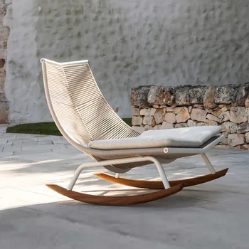 Sallanan sandalye Kanepe Yaratıcı Kanepe Mobilya Recliner Açık Şezlong Oturma Odası Nordic Chaises Sillas Cadeira Muebles