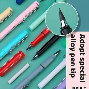 Sonsuz Kalem Yazma Mürekkep Sihirli Kalemler Taşınabilir Sonsuz Kalem Kullanımlık Değiştirilebilir Kafa Kırtasiye Ev Aletleri