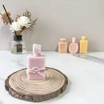 Yaratıcı Mini Parfüm Şişesi Mum silikon kalıp Şişe Şekli El Yapımı Jöle Sabun Çikolata Alçı Kek Dekorasyon El Hediyeler