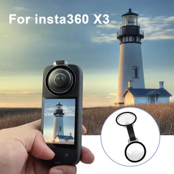 Için Insta360 X3 Lens Koruyucu Koruyucu Kapak Insta360 X3 Spor aksiyon kameraları Tam Koruma Anti-Scratch lens kapağı