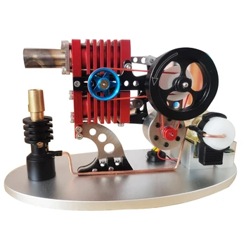 1 ADET Stirling Motor Modeli Rocker Kol Stirling jeneratör Modeli Bilimsel Deney eğitici oyuncak Erkek Hediye