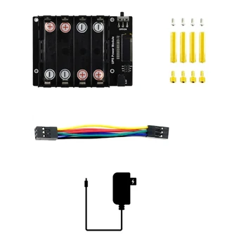 Jetson Güvenilir UPS Çözümü için Kompakt UPS Güç Modülleri Güç Yönetimi Genişletme Kartı 4x18650 10400mAh