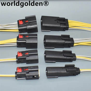 worldgolden 2,3,4,6,8,12,16 Pin Otomatik Lamba soketli konnektör Kablo Demeti BUİCK Excelle Verano 33471-0201 İçin 33481-0201
