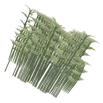 100 Adet Yeşil Model Bambu Ağaçları Wargame Mimari Düzeni