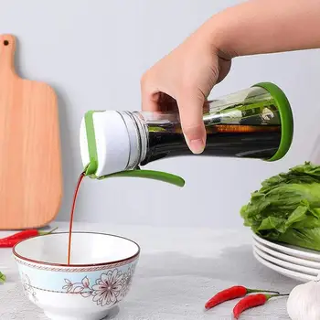 Salata sosu Karıştırma kabı Ölçekli Manuel Karıştırma kulplu fincan Baharat Sosu Daldırma Şişesi Sızdırmaz Salata Şişesi