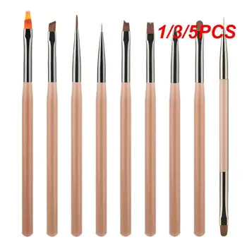 1/3/5 ADET çift uçlu inşaat Kalem yaygın olarak Kullanılan 7g degrade Kalem manikür araçları ışık tedavisi kalem iki başlı inşaat
