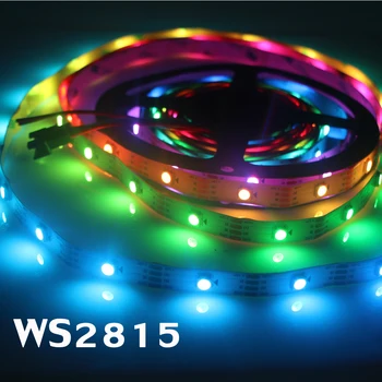 12V WS2815 ws2812b yükseltme WS2813 RGBIC LED şerit ışık esnek akıllı ayrı Ayrı adreslenebilir çift sinyal piksel 30/60 / 144led / m