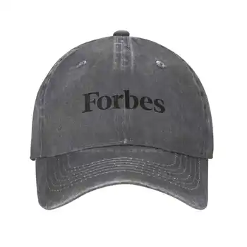 Forbes Logo Baskılı Grafik Marka Logosu Yüksek kaliteli Denim kap Örme şapka beyzbol şapkası