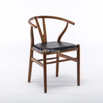 Mutfak Bireysel Tasarım yemek sandalyeleri Mutfak Ahşap İskandinav modern Rahatlatıcı Komple yemek sandalyeleri cadeira mobilya HY