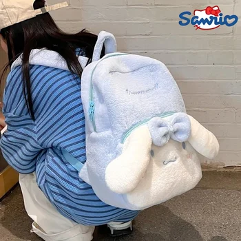 Sanrio Kuromi Melodi Cinnamoroll Sevimli Sırt Çantası omuz çantası Çanta Anime Kawaii Çok Yönlü Sırt Çantaları Kız Çocuk Çantası