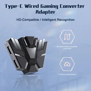 Güvenilir Evrensel HD Uyumlu Uyumlu Tip-C Kablolu Oyun Dönüştürücü Adaptör Oyun Dönüştürücü Şanzıman