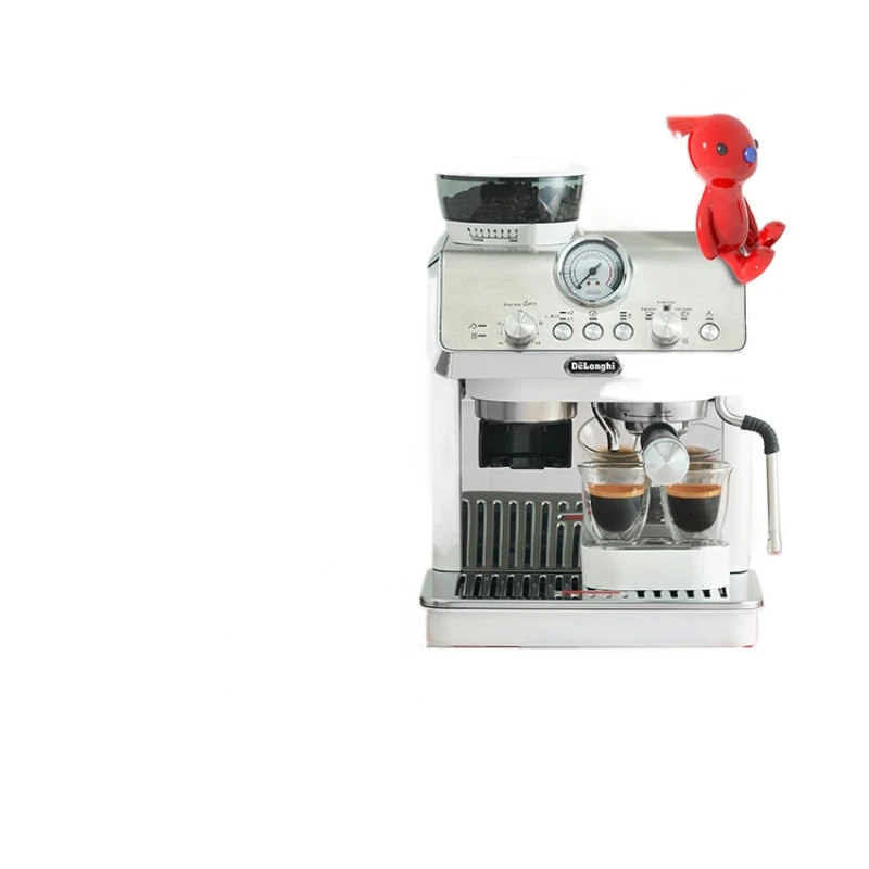 Kahve Makinesi Ec9155 Yarı Otomatik Ev Taşlama Entegre İtalyan Küçük Taşlama Köpüğü . ' - ' . 0