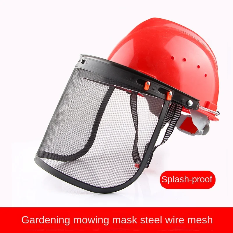 Tel Örgü Maskesi Kask Biçme Kask Yüz Maskesi Aksesuarları Koruyucu Kapak Biçme çim biçme makinesi Biçme koruyucu donanım . ' - ' . 0