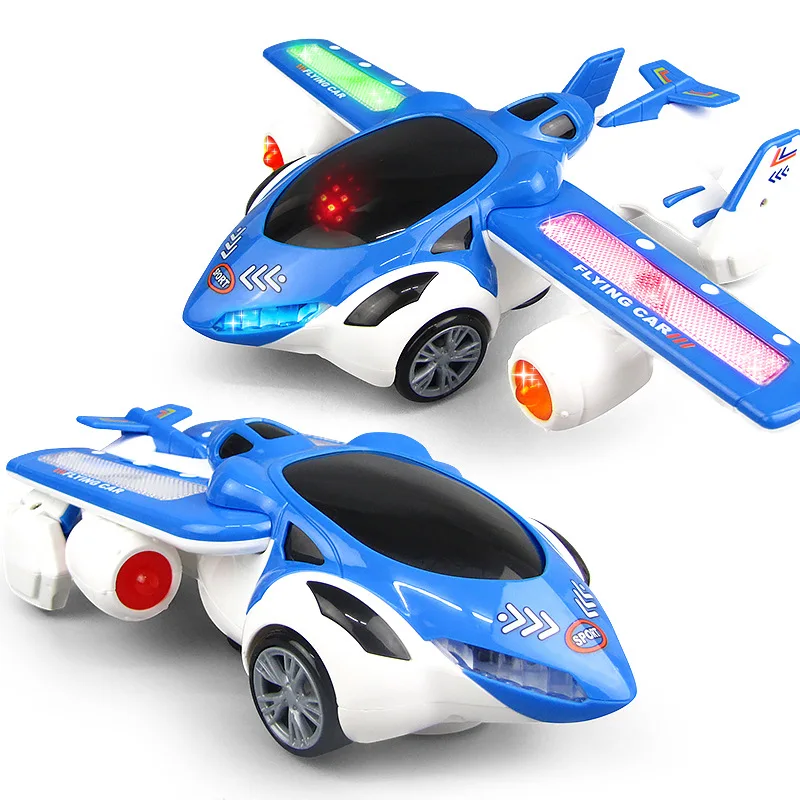 Uçak Oyuncaklar Çocuklar için, Otomatik deformasyon, Yürümeye Başlayan Oyuncak Uçak LED yanıp Sönen ışıklar ve Sesler ile Boys & Girls için 3 4 5 6 Yıl . ' - ' . 0