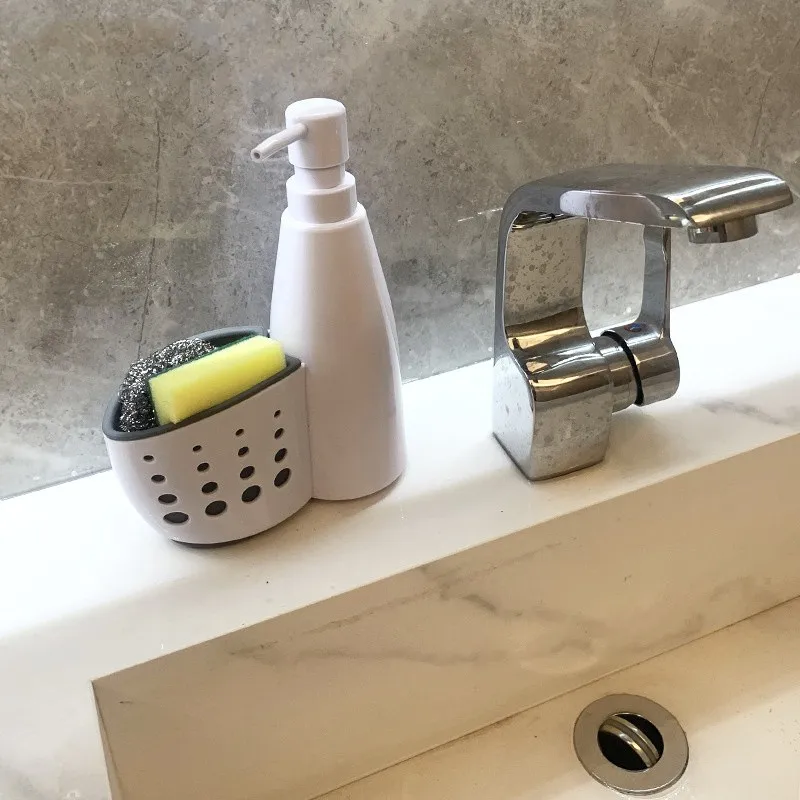 Kullanımı kolay Drenaj Çerçeve Uygun deterjan Şişesi Dayanıklı Çok fonksiyonlu Banyo Depolama Raf Banyo Depolama Yüksek Kalite . ' - ' . 1