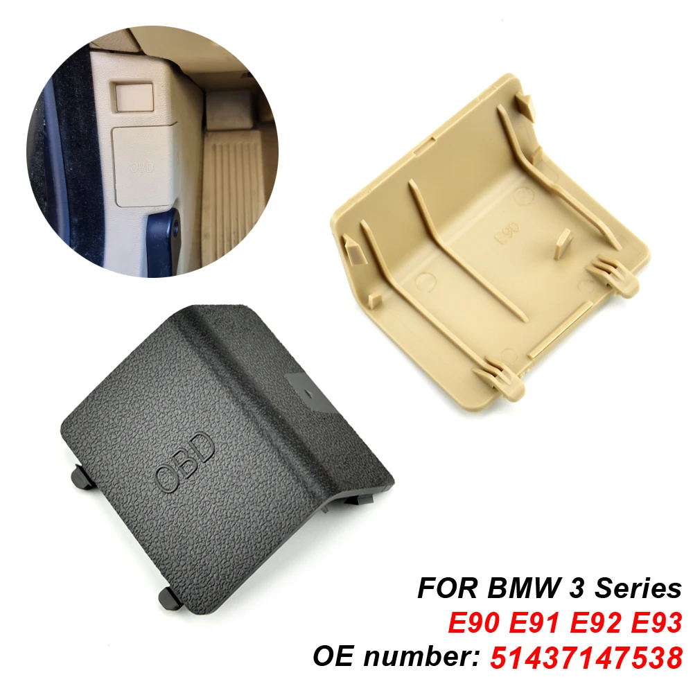 Araba İç Kick Paneli Kapağı OBDII OBD 2 II Fiş Kapağı Trim için BMW 3 Serisi E90 E91 E92 E93 Oto Yedek Parçaları . ' - ' . 2
