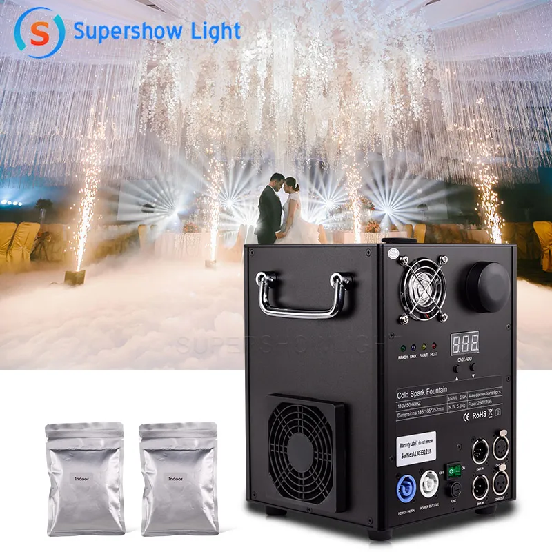 Fabrika Fiyat Soğuk Maytap Makinesi Kablosuz DJ DMX512 Uzaktan Kumanda Mini Düğün Parti Soğuk Kıvılcım Makinesi . ' - ' . 2