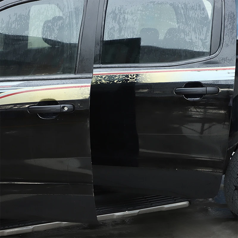 Ford Ranger için T6 T7 ABS Siyah Araba Kapı Kolu Kapağı Dekoratif Sticker Kapı Kolu Koruyucu Kapak Aksesuarları . ' - ' . 3