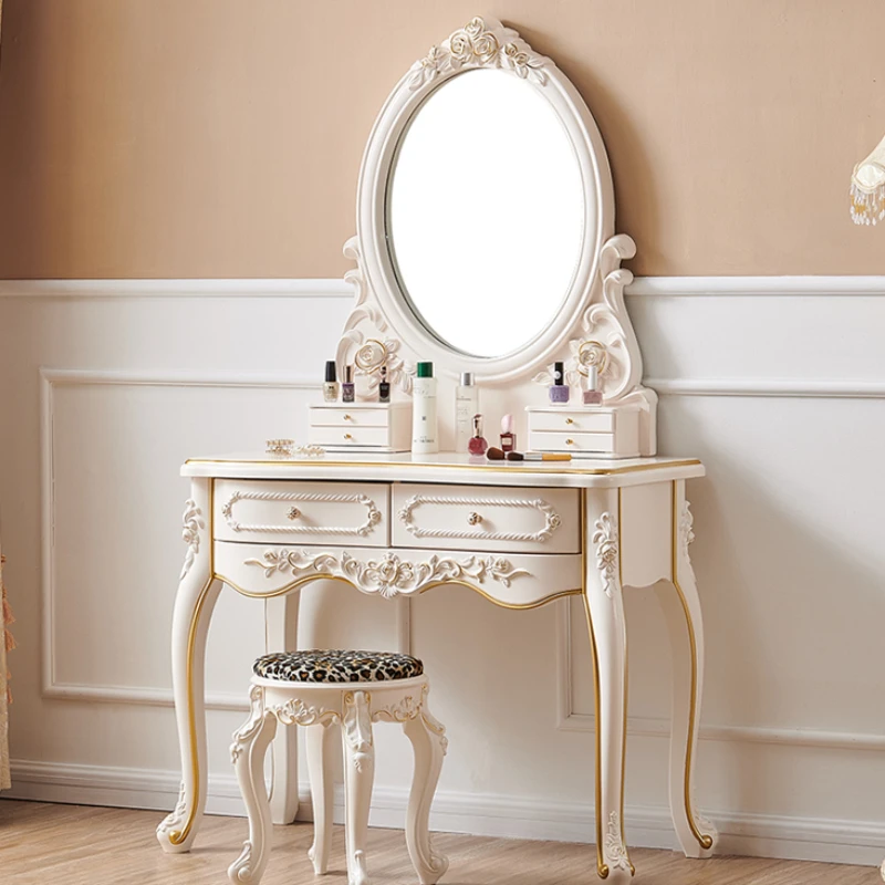 Iskandinav Lüks makyaj masası makyaj aynası Çekmeceli Modern makyaj masası Beyaz Oturma Odası Tavolo Trucco yatak odası mobilyası WZ50VT . ' - ' . 3