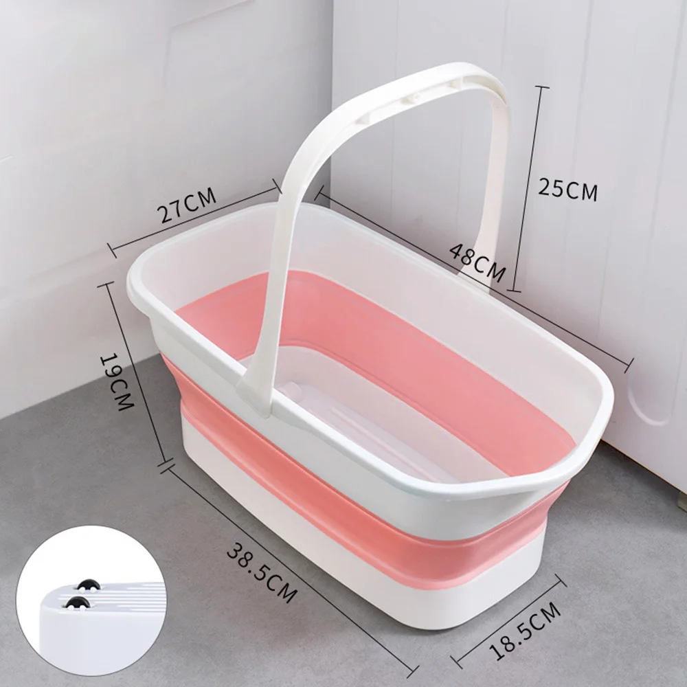 Plastik Katlanır temizlik paspası Kova Paspas kollu kova Tasarım Banyo Mutfak Kamp Kova STTA889 . ' - ' . 3