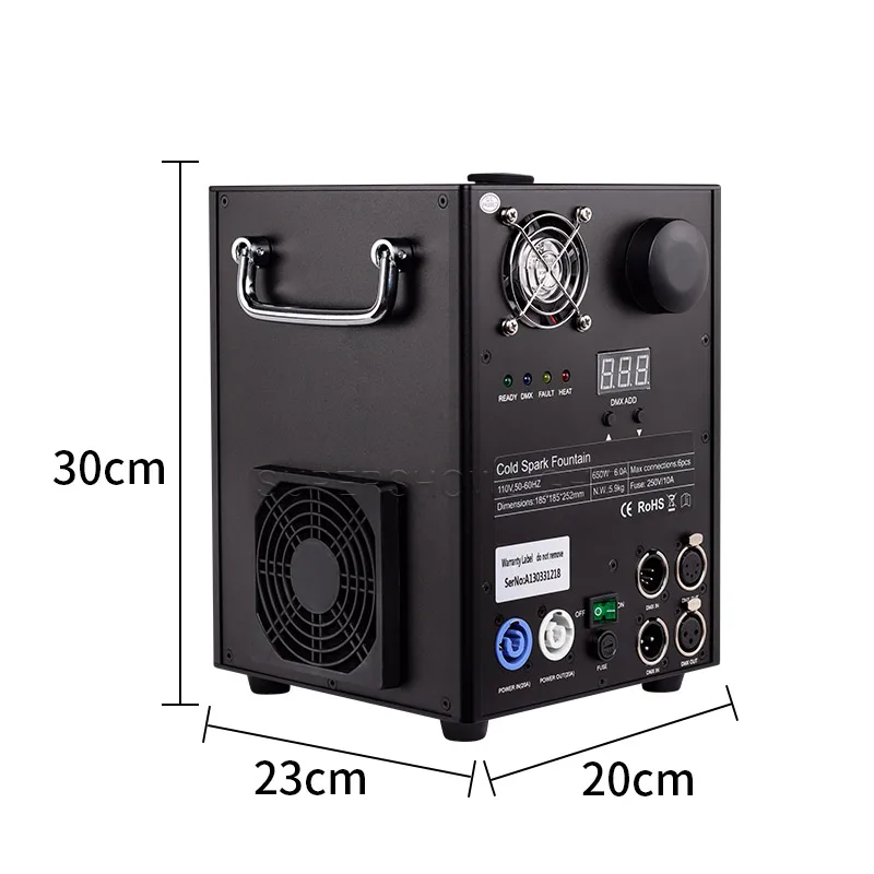 Fabrika Fiyat Soğuk Maytap Makinesi Kablosuz DJ DMX512 Uzaktan Kumanda Mini Düğün Parti Soğuk Kıvılcım Makinesi . ' - ' . 4