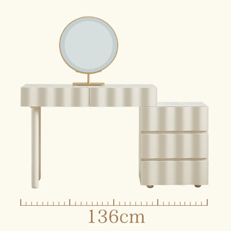 Minimalist Modern Tuvalet Masası Lüks Çekmece Depolama makyaj Masası Makyaj Komodinler Tocador Mueble İskandinav Mobilya LJ50DT . ' - ' . 4