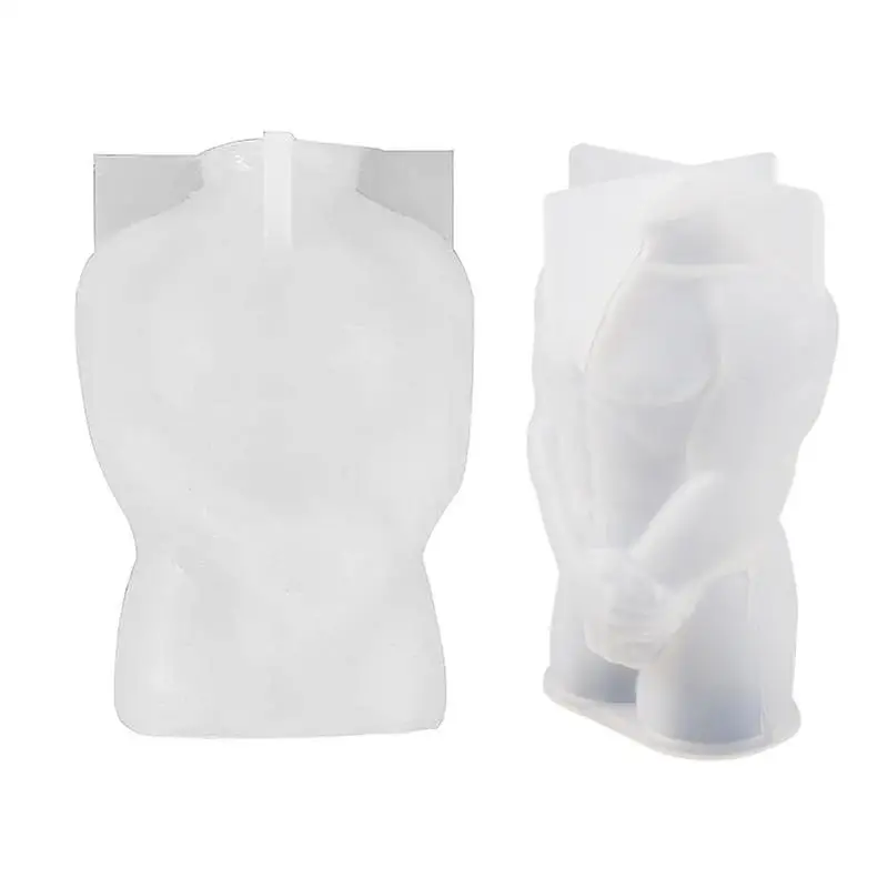 3D silikon İnsan Vücudu Mum Kalıp Utangaç Çıplak Erkek Kadın Vücut Kalıp DIY sabun kalıbı Mum Yapımı İçin Estetik Sanat Ev Dekor . ' - ' . 5