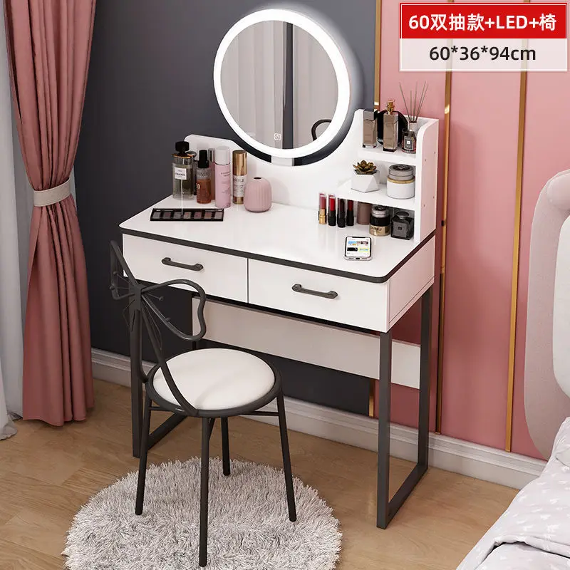 İskandinav makyaj masası lüks Modern Aksesuarları Makyaj Masası Aynaları Tuvalet Masası Yatak Odası Tocador Maquillaje Mobilya . ' - ' . 5