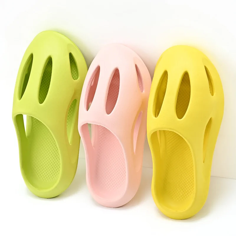 Kadın Slaytlar Moda İçi Boş Tasarım Eğlence Kadın Terlik Açık kaymaz Sandalet Banyo 2023 Yaz Yeni Kadın Ayakkabı . ' - ' . 5