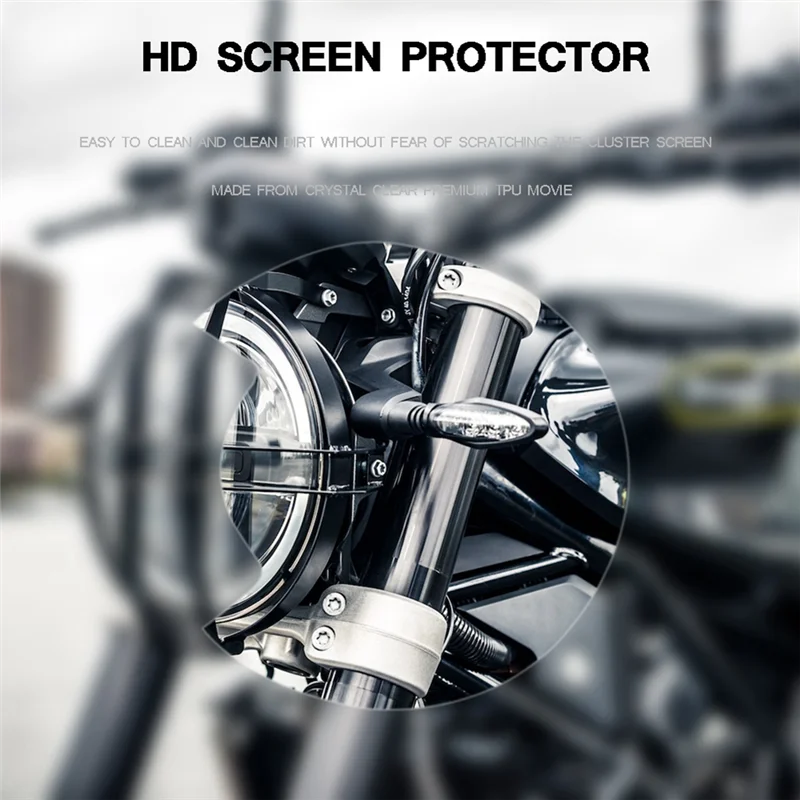 Motosiklet gösterge paneli Çizilmeye Karşı Korumalı ekran koruyucu film için Svartpilen 401 VİTPİLEN 401 20-21 . ' - ' . 5