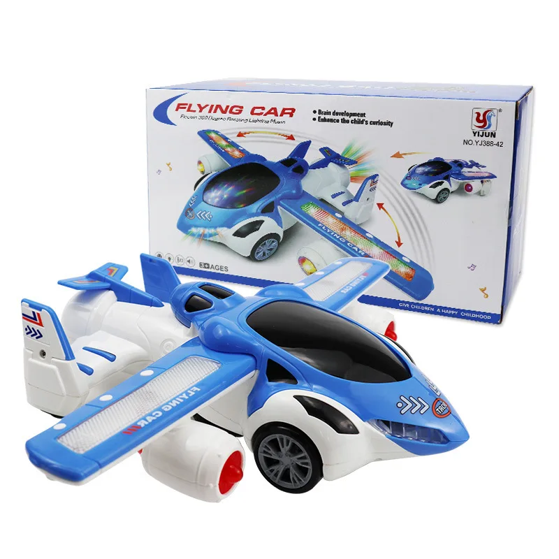 Uçak Oyuncaklar Çocuklar için, Otomatik deformasyon, Yürümeye Başlayan Oyuncak Uçak LED yanıp Sönen ışıklar ve Sesler ile Boys & Girls için 3 4 5 6 Yıl . ' - ' . 5